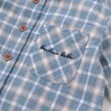 先染めネルチェック長袖シャツ(90~100cm) | BeBe | 詳細画像11