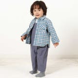 先染めネルチェック長袖シャツ(90~100cm) | BeBe | 詳細画像5