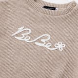 ラメリブコード刺しゅうロゴプルオーバー(80~100cm) | BeBe | 詳細画像10 