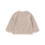 ラメリブコード刺しゅうロゴプルオーバー(80~100cm) | BeBe | 詳細画像7 