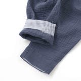 コットンガーゼ裾ボーダーロングパンツ(80~100cm) | BeBe | 詳細画像6 