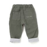 コットンガーゼ裾ボーダーロングパンツ(80~100cm) | BeBe | 詳細画像8 