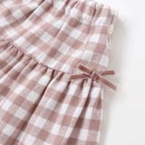 【お揃い】ネルギンガムチェックギャザーキュロットパンツ(80~100cm) | BeBe | 詳細画像10 