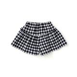【お揃い】ネルギンガムチェックギャザーキュロットパンツ(80~100cm) | BeBe | 詳細画像6 