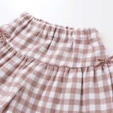 【お揃い】ネルギンガムチェックギャザーキュロットパンツ(80~100cm) | BeBe | 詳細画像9 