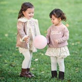 【お揃い】小花柄シャツコールペプラムカボチャパンツ(80~100cm) | BeBe | 詳細画像4 