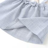 リネン調メランジサスペンダー付きギャザースカート(80~100cm) | BeBe | 詳細画像13 