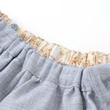 リネン調メランジサスペンダー付きギャザースカート(80~100cm) | BeBe | 詳細画像15 