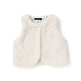 リボンモチーフボアベスト(90~100cm) | BeBe | 詳細画像6