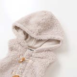 トグルボタンフード付きボアベスト(90~100cm) | BeBe | 詳細画像10 