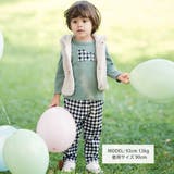 トグルボタンフード付きボアベスト(90~100cm) | BeBe | 詳細画像2 