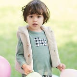 トグルボタンフード付きボアベスト(90~100cm) | BeBe | 詳細画像3 