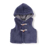 トグルボタンフード付きボアベスト(90~100cm) | BeBe | 詳細画像6 