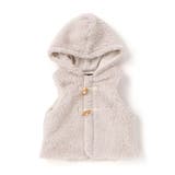 トグルボタンフード付きボアベスト(90~100cm) | BeBe | 詳細画像8 