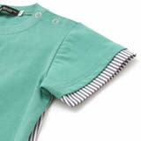 ネクタイプリントブロード切替半袖Tシャツ(80~90cm) | BeBe | 詳細画像11