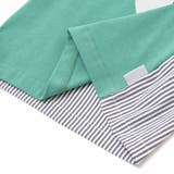 ネクタイプリントブロード切替半袖Tシャツ(80~90cm) | BeBe | 詳細画像13