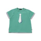 ネクタイプリントブロード切替半袖Tシャツ(80~90cm) | BeBe | 詳細画像8