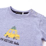 メランジ天竺車プリント半袖Tシャツ(80~100cm) | BeBe | 詳細画像11 