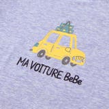 メランジ天竺車プリント半袖Tシャツ(80~100cm) | BeBe | 詳細画像12 
