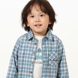 メランジ天竺車プリント半袖Tシャツ(80~100cm) | BeBe | 詳細画像4 