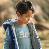 Beパッチ刺しゅうスムース長袖Tシャツ(80~100cm) | BeBe | 詳細画像3 