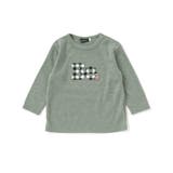 Beパッチ刺しゅうスムース長袖Tシャツ(80~100cm) | BeBe | 詳細画像7 