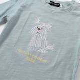 スラブ天竺DOGプリント長袖Tシャツ(80~100cm) | BeBe | 詳細画像10 