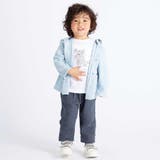 スラブ天竺DOGプリント長袖Tシャツ(80~100cm) | BeBe | 詳細画像4 