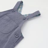 ネル起毛胸ポケットオーバーオール(80~100cm) | BeBe | 詳細画像13
