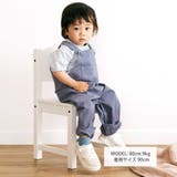 ネル起毛胸ポケットオーバーオール(80~100cm) | BeBe | 詳細画像5