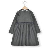 【お揃い】リボン付きチェック無地ワンピース(110~130cm) | BeBe Petits Pois Vert | 詳細画像10