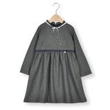 【お揃い】リボン付きチェック無地ワンピース(110~130cm) | BeBe Petits Pois Vert | 詳細画像9