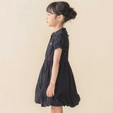 丸襟パフスリーブバルーンワンピース(95~150cm) | BeBe Petits Pois Vert | 詳細画像3 