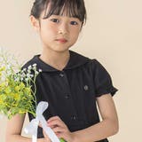 丸襟パフスリーブバルーンワンピース(95~150cm) | BeBe Petits Pois Vert | 詳細画像4 