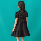 【店舗限定】パフスリーブティアードワンピース(95~150cm) | BeBe Petits Pois Vert | 詳細画像4 