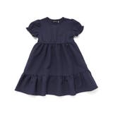 【店舗限定】パフスリーブティアードワンピース(95~150cm) | BeBe Petits Pois Vert | 詳細画像8 