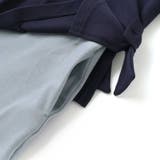 【店舗限定】重ね着風配色ポンチ長袖ワンピース(95~150cm) | BeBe Petits Pois Vert | 詳細画像12 