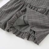 【店舗限定】チェックバルーン長袖ワンピース(95~150cm) | BeBe Petits Pois Vert | 詳細画像12 