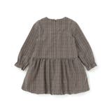 【店舗限定】チェックバルーン長袖ワンピース(95~150cm) | BeBe Petits Pois Vert | 詳細画像15 