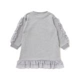 【店舗限定】裏毛チュールフリルワンピース(95~150cm) | BeBe Petits Pois Vert | 詳細画像16 