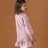 【店舗限定】裏毛チュールフリルワンピース(95~150cm) | BeBe Petits Pois Vert | 詳細画像3 