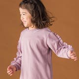 【店舗限定】裏毛チュールフリルワンピース(95~150cm) | BeBe Petits Pois Vert | 詳細画像5 