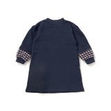 【店舗限定】【お揃い】裏毛×ノルディック切り替えワンピース(95~150cm) | BeBe Petits Pois Vert | 詳細画像7 