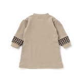 【店舗限定】【お揃い】裏毛×ノルディック切り替えワンピース(95~150cm) | BeBe Petits Pois Vert | 詳細画像8 