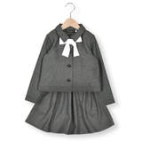 【お揃い】リボン付きチェック無地フォーマルスーツ上下セット(110~130cm) | BeBe Petits Pois Vert | 詳細画像11 