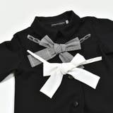 【お揃い】リボン付きチェック無地フォーマルスーツ上下セット(110~130cm) | BeBe Petits Pois Vert | 詳細画像21 