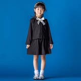 【お揃い】リボン付きチェック無地フォーマルスーツ上下セット(110~130cm) | BeBe Petits Pois Vert | 詳細画像8 