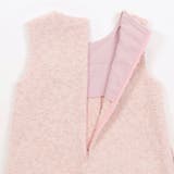 【店舗限定】ファンシーヤーンジャケット＋格子柄ジャンパースカート セット(110… | BeBe Petits Pois Vert | 詳細画像15 