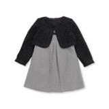 【店舗限定】ファンシーヤーンジャケット＋格子柄ジャンパースカート セット(110… | BeBe Petits Pois Vert | 詳細画像17 