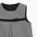 【店舗限定】ファンシーヤーンジャケット＋格子柄ジャンパースカート セット(110… | BeBe Petits Pois Vert | 詳細画像23 